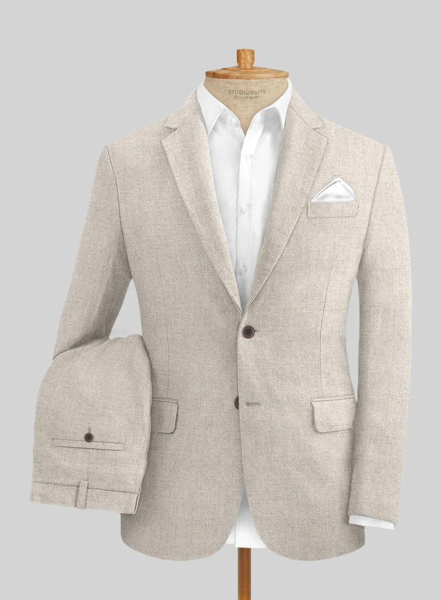 Solbiati Pericle Beige Linen Suit - Image 2
