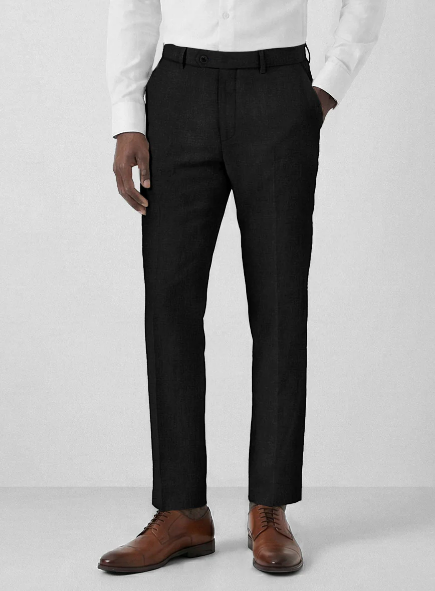 Solbiati Pericle Black Linen Suit - Image 7