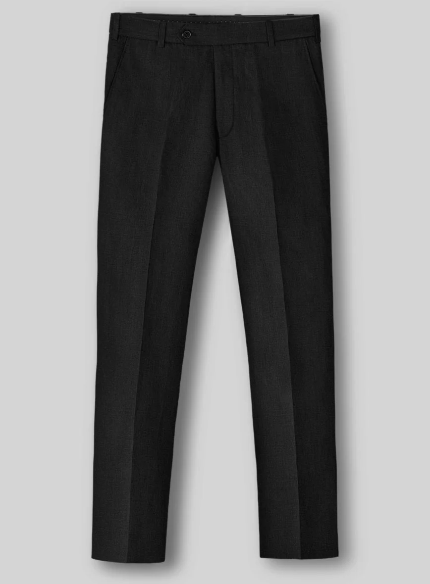 Solbiati Pericle Black Linen Suit - Image 5