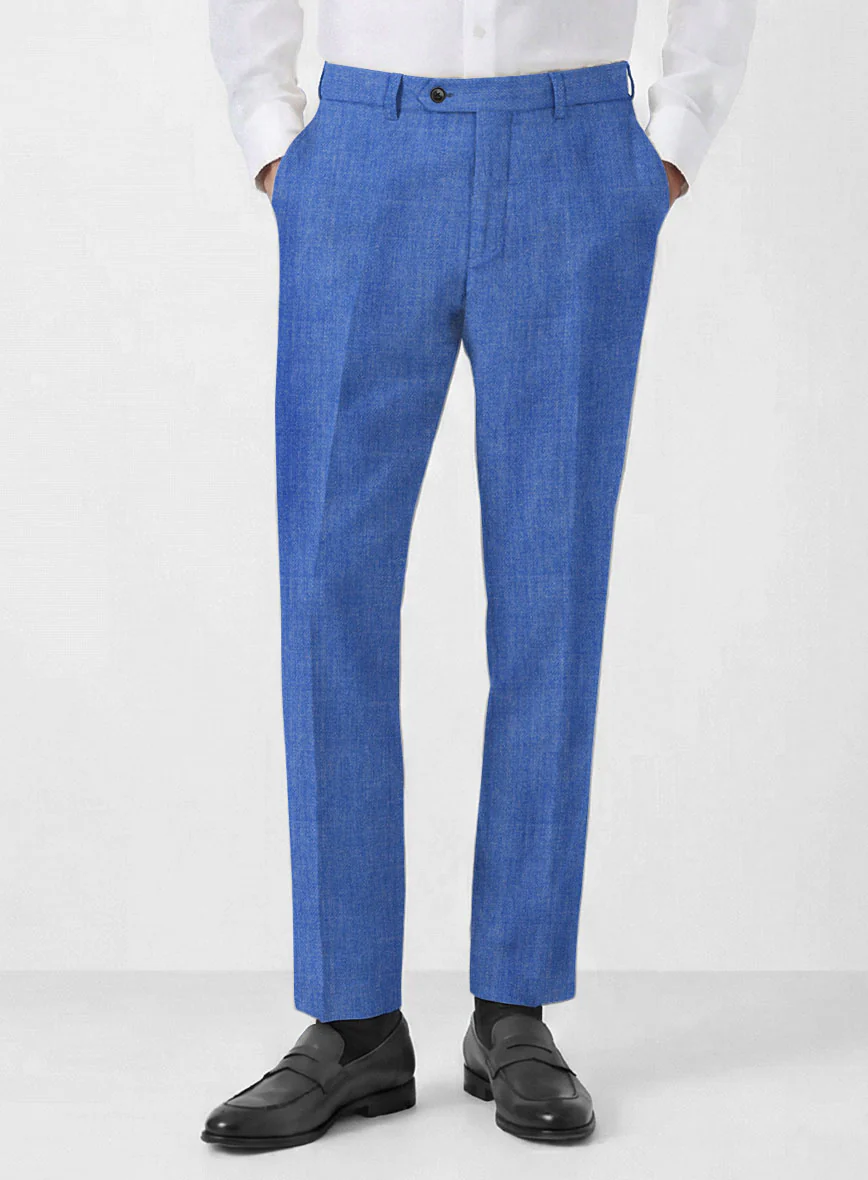 Solbiati Pericle Bright Blue Linen Suit - Image 7