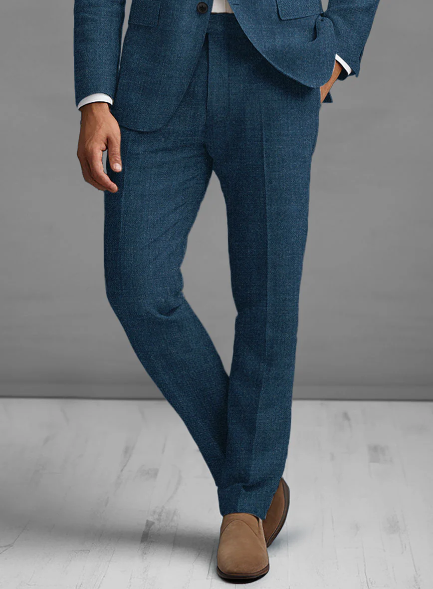 Solbiati Pericle Casa Blue Linen Suit - Image 5