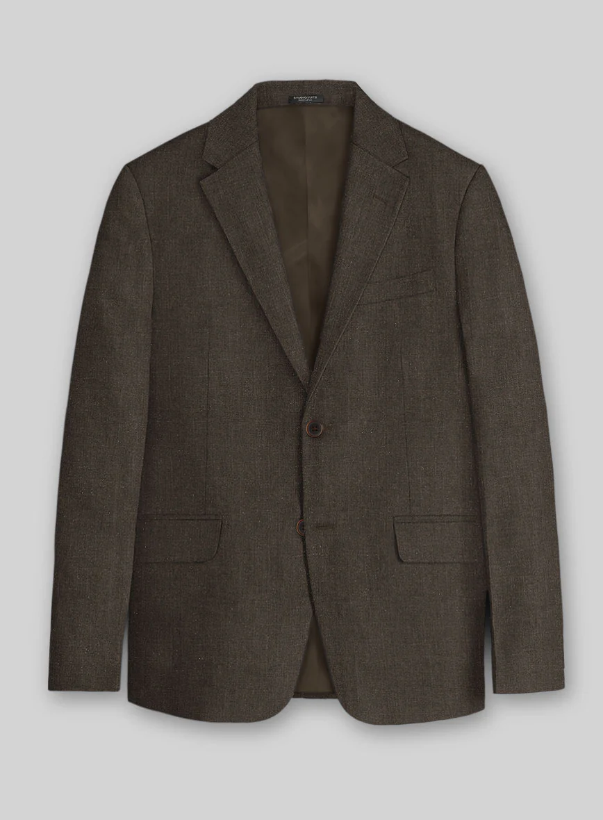 Solbiati Pericle Dark Brown Linen Suit - Image 4