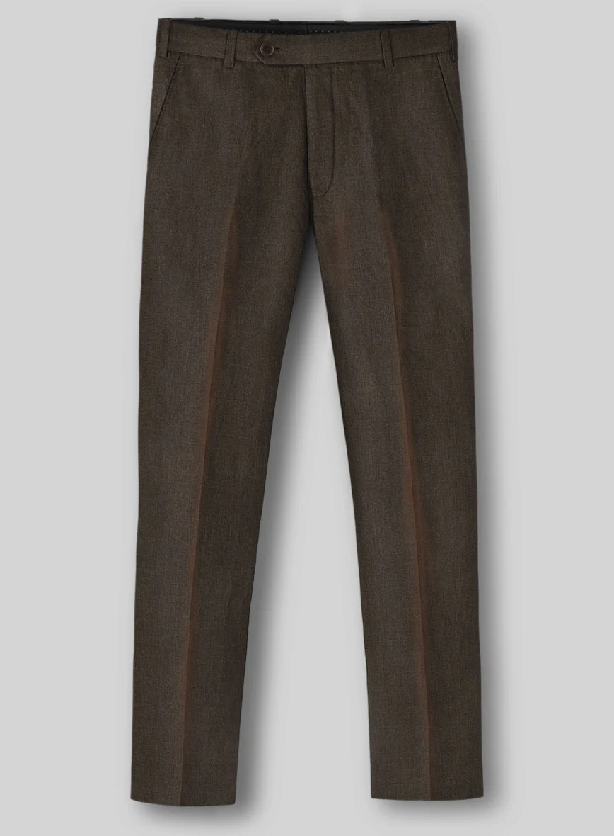 Solbiati Pericle Dark Brown Linen Suit - Image 5