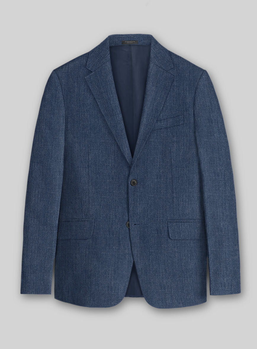 Solbiati Pericle Denim Blue Linen Suit - Image 4