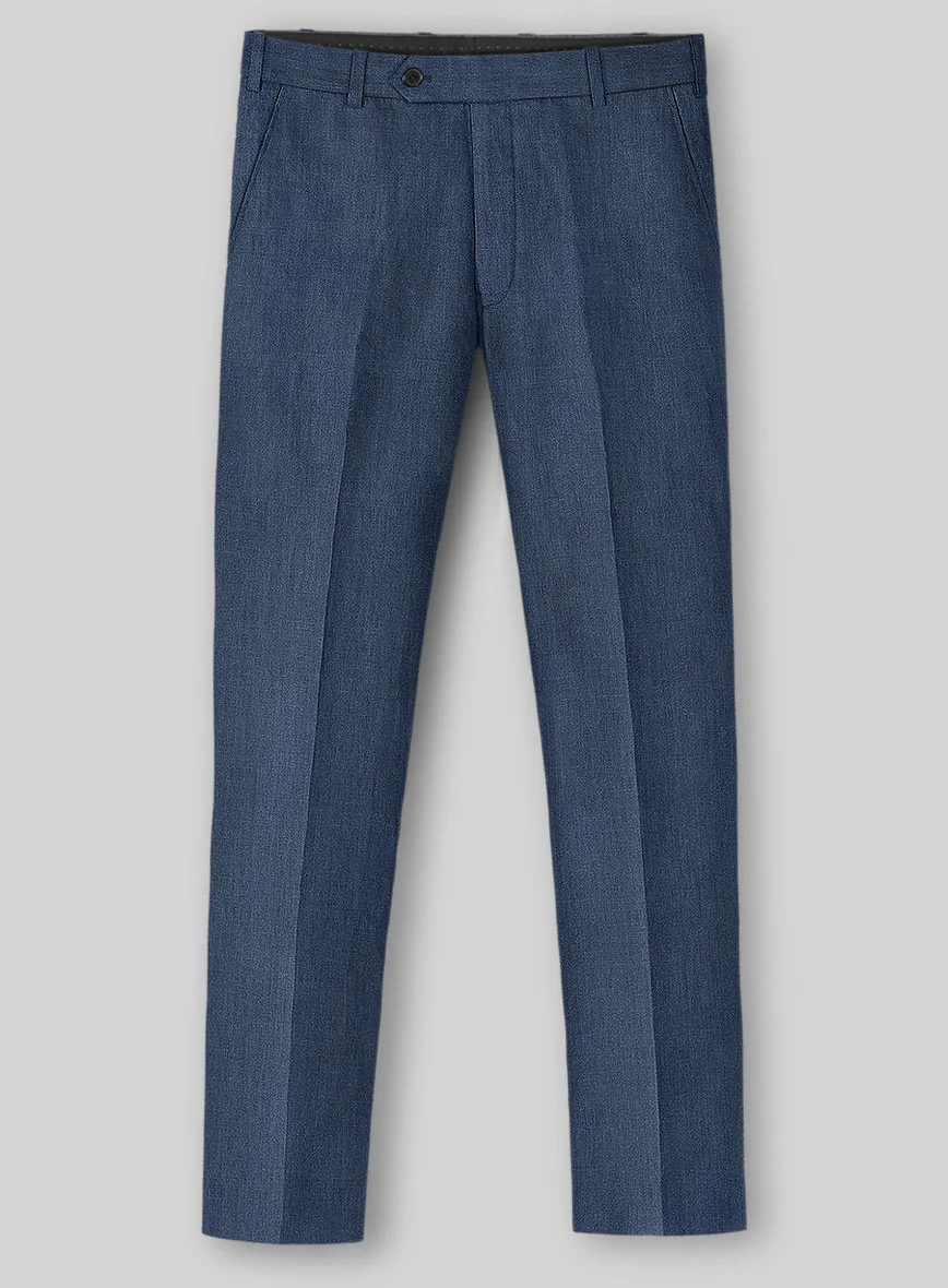 Solbiati Pericle Denim Blue Linen Suit - Image 5