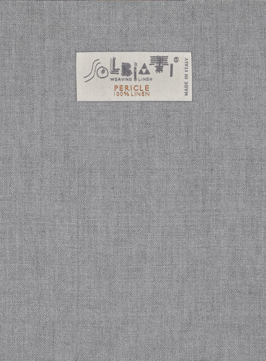 Solbiati Pericle Gray Linen Jacket - Image 3