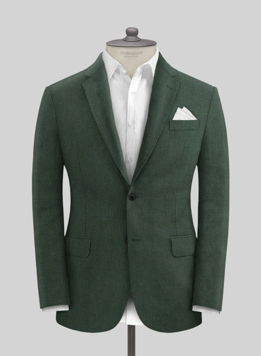 Solbiati Pericle Green Linen Suit - Image 3