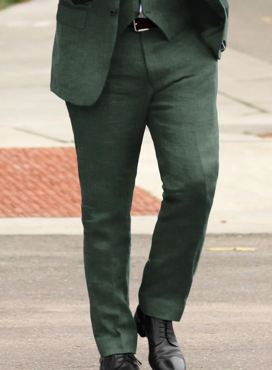 Solbiati Pericle Green Linen Suit - Image 5