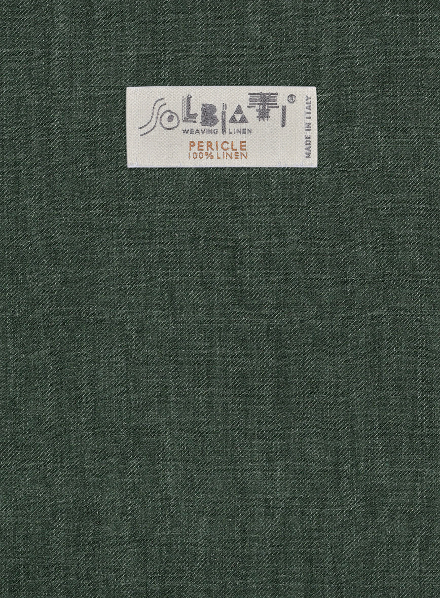 Solbiati Pericle Green Linen Suit - Image 7