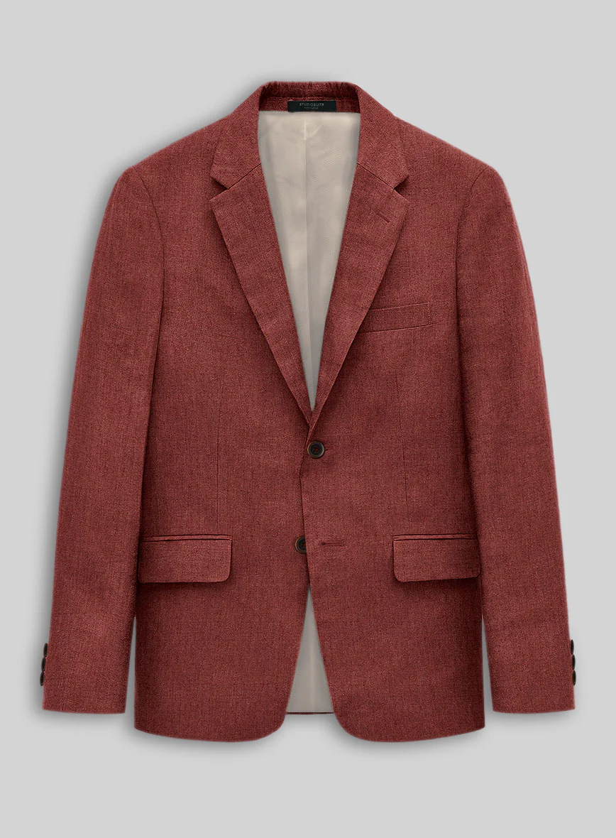 Solbiati Pericle Rust Linen Suit - Image 3