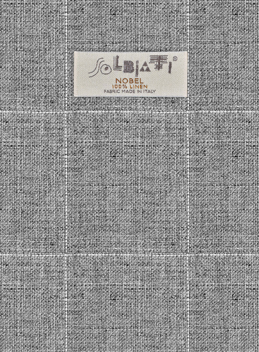 Solbiati Piazza Gray Linen Jacket - Image 2