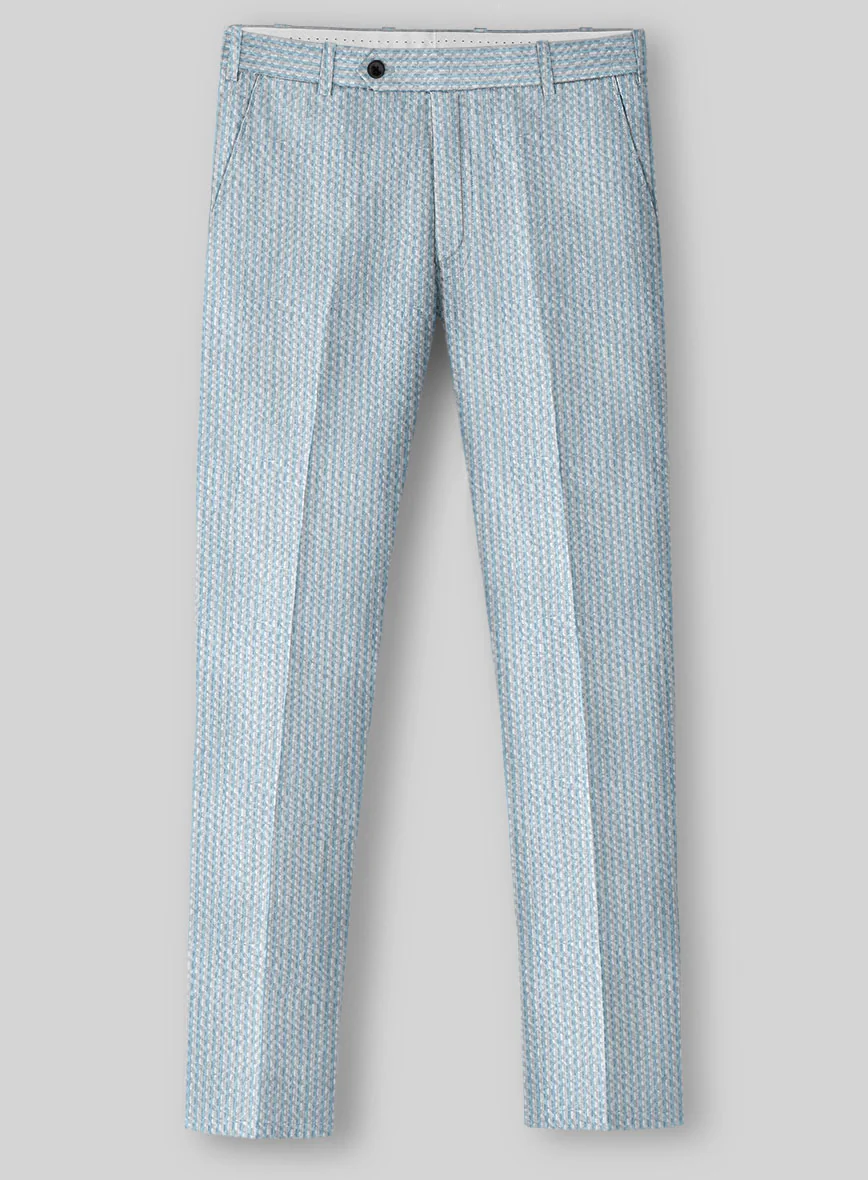 Solbiati Sky Blue Seersucker Suit - Image 5