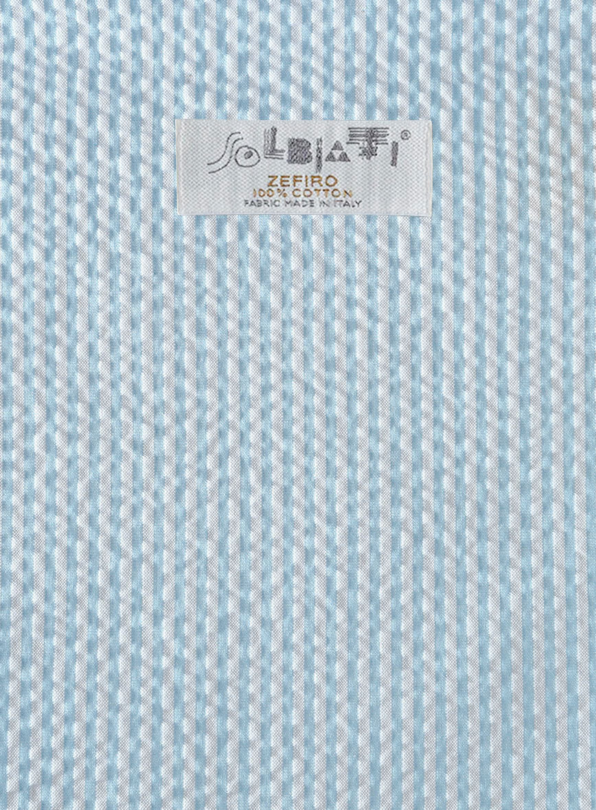 Solbiati Sky Blue Seersucker Jacket - Image 3