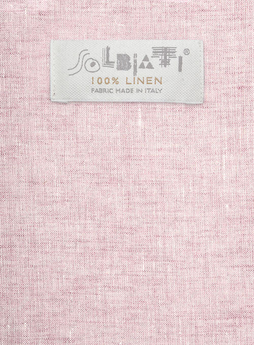 Solbiati Slate Pink Linen Shirt - Image 3