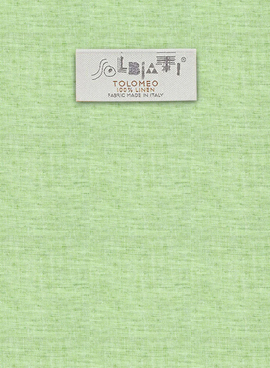 Solbiati Spring Green Linen Pants - Image 4