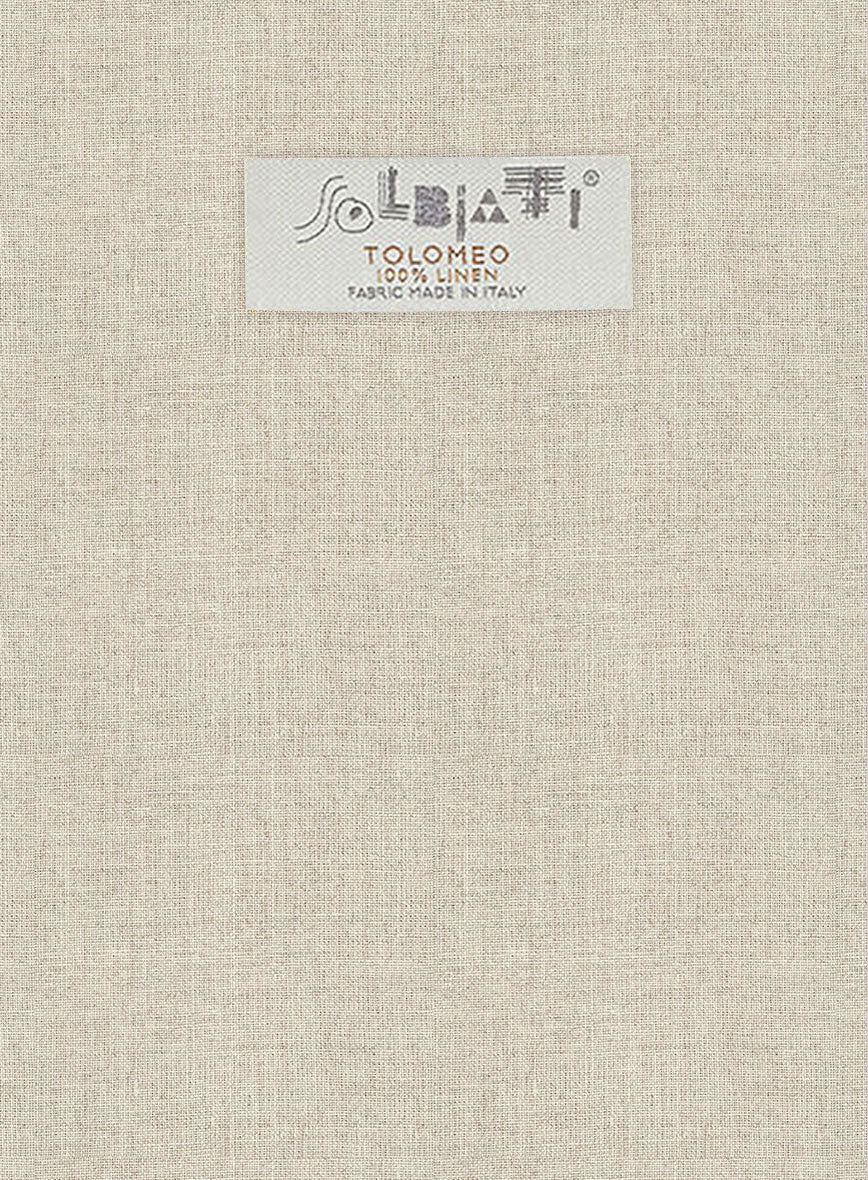Solbiati Stone Beige Linen Jacket - Image 3