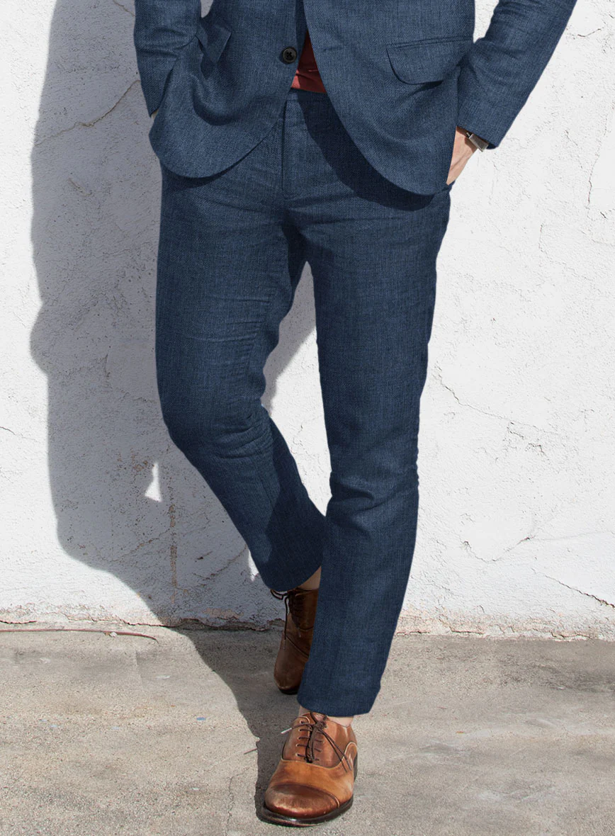 Solbiati Twill Indigo Linen Suit - Image 4