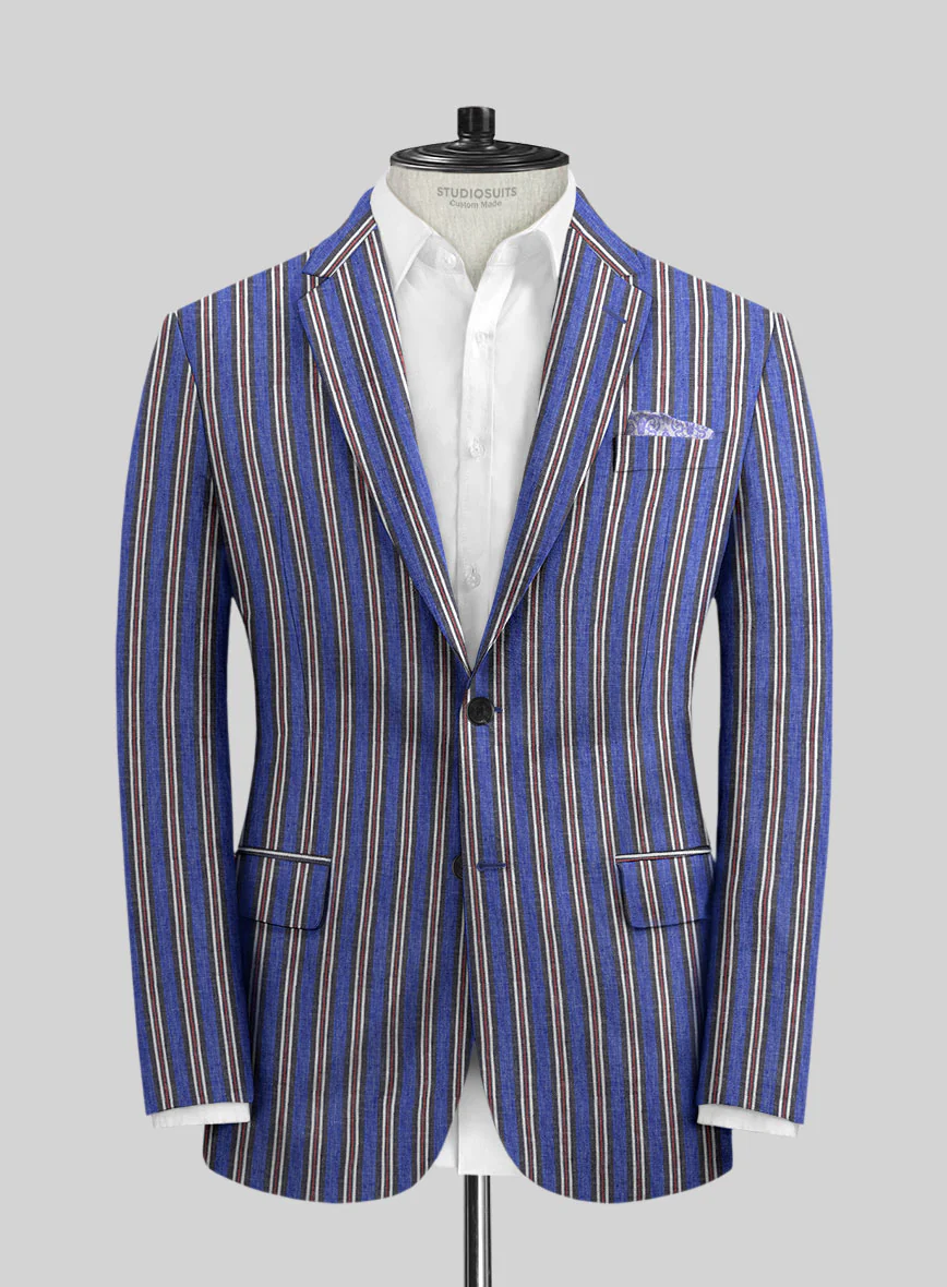 Solbiati Varlli Stripe Linen Suit - Image 3