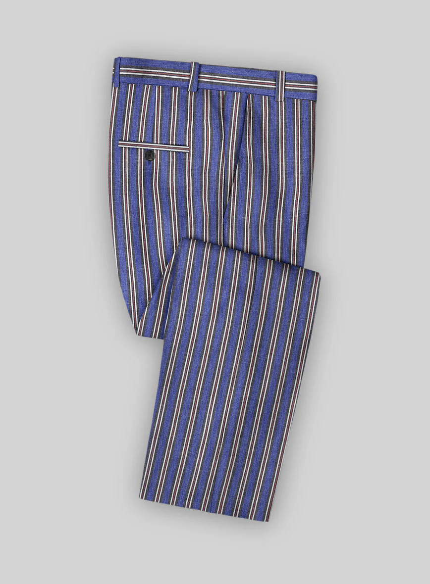 Solbiati Varlli Stripe Linen Suit - Image 4