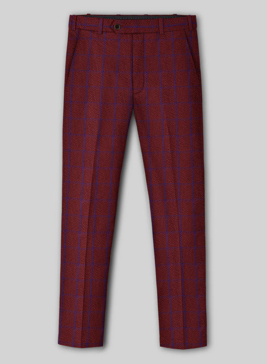 Solbiati Wine Checks Seersucker Suit - Image 5