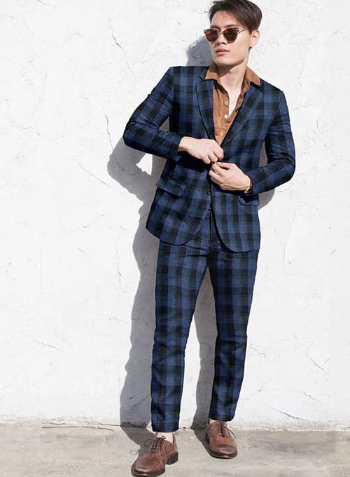 Solbiati Wool Linen Lujo Suit - Image 3