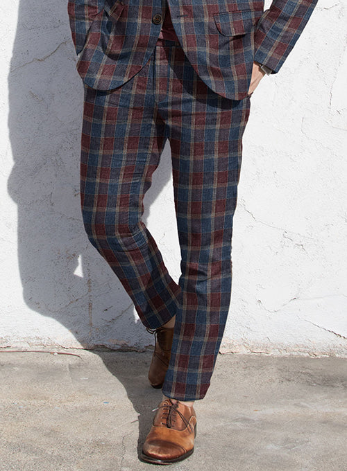 Solbiati Wool Linen Talima Pants - Image 3