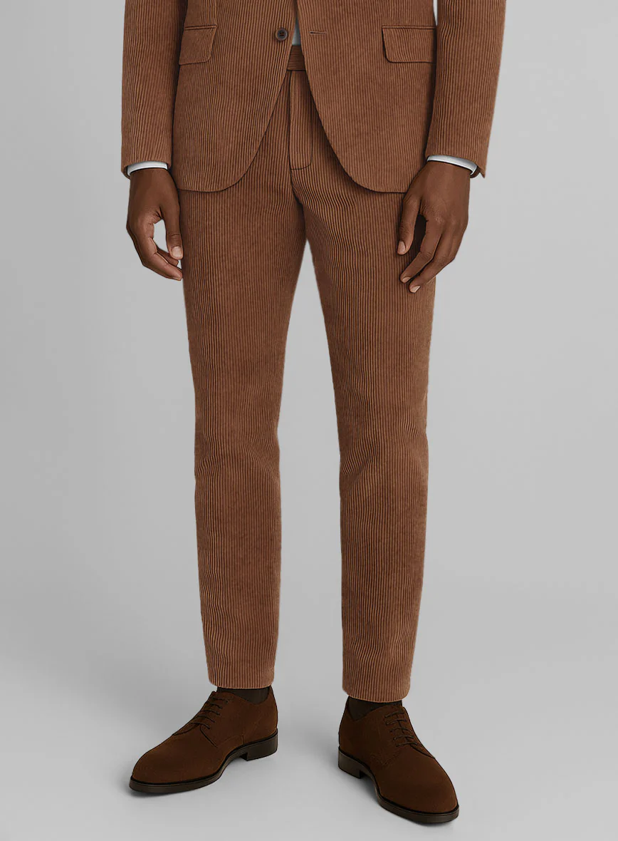 Spring Brown Corduroy Suit - Image 6