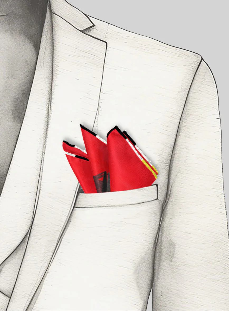 Stallara Silk Pocket Square - Image 4