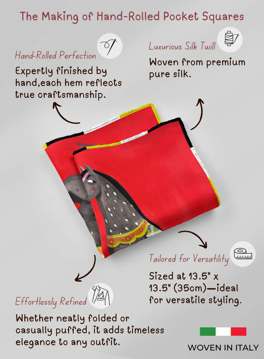 Stallara Silk Pocket Square - Image 5