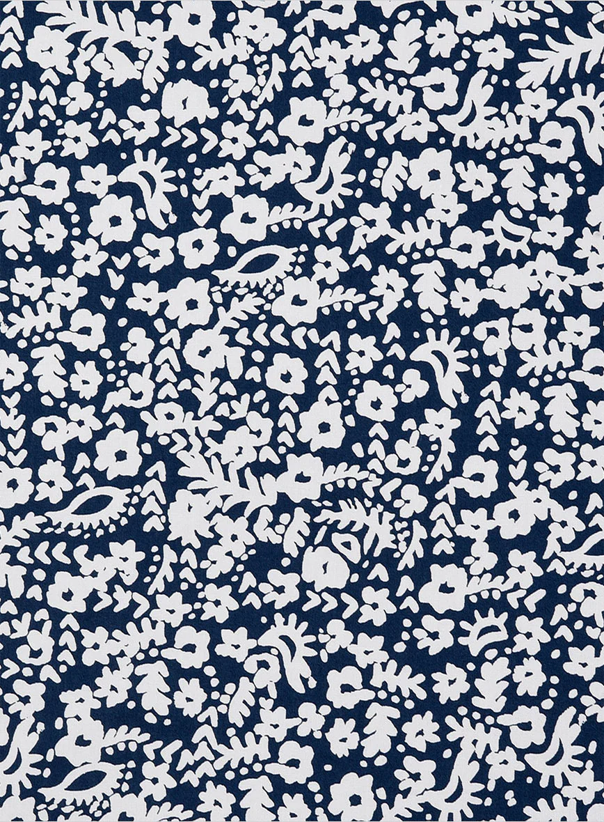 Starlit Petals Cotton Lycra Shirt - Image 4