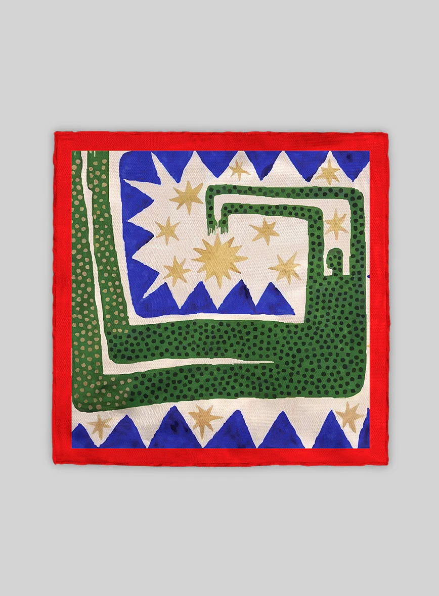 Starman Silk Pocket Square - Image 3