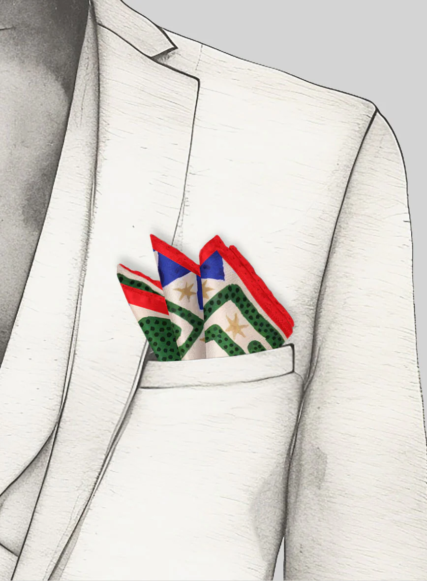 Starman Silk Pocket Square - Image 4