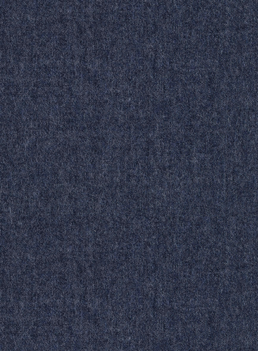 Steel Blue Flannel Wool Pants - Image 2