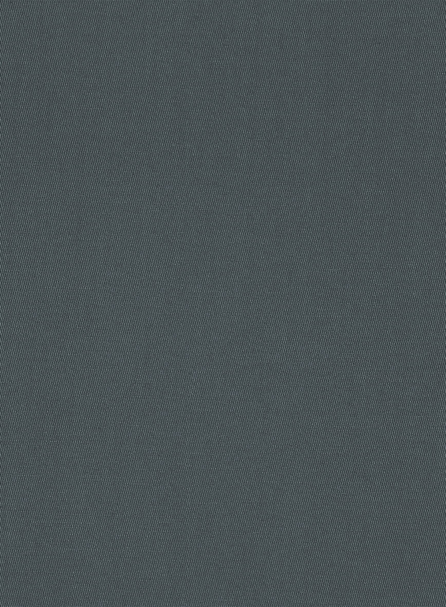 Steel Blue Stretch Chino Suit - Image 8