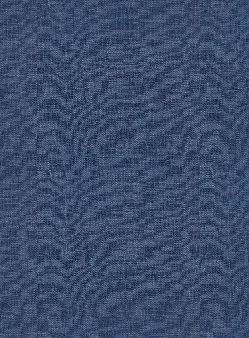 Stone Blue Linen Suit - Image 7