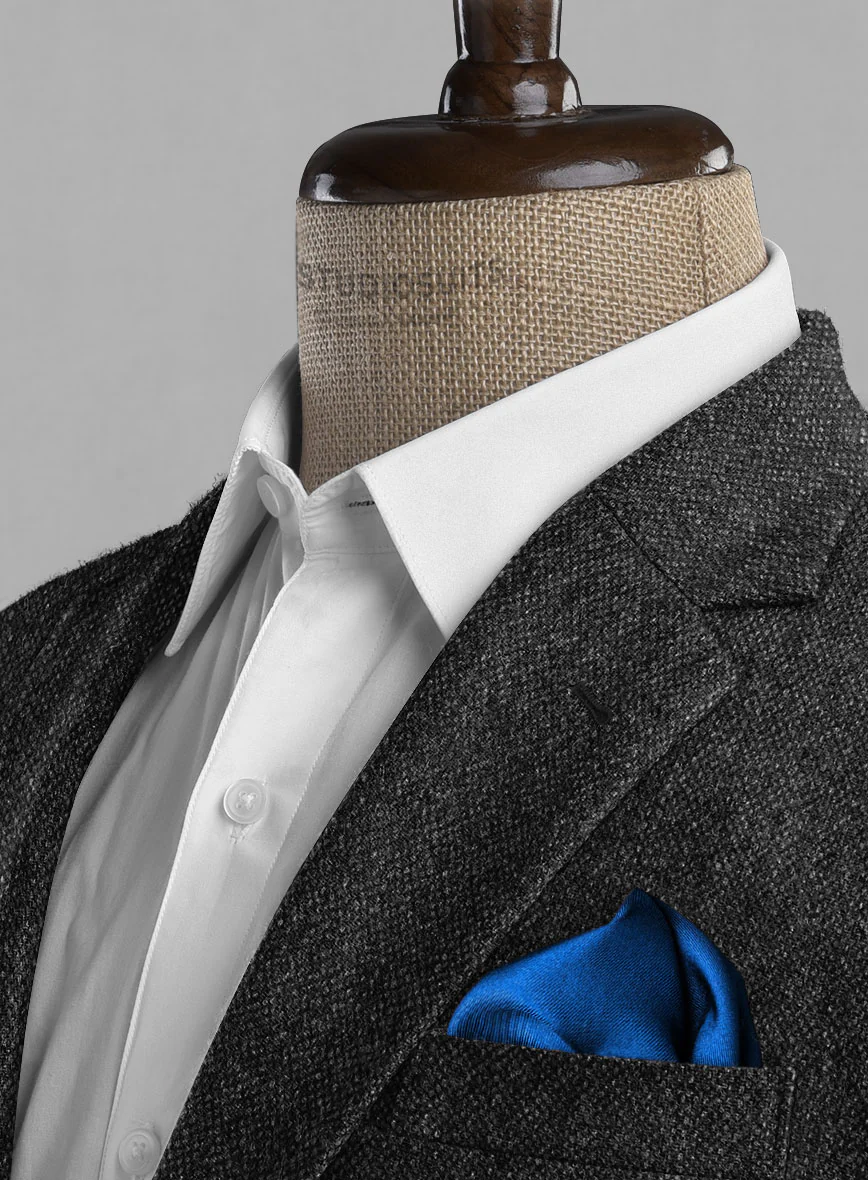 Stone Charcoal Tweed Jacket - Image 3