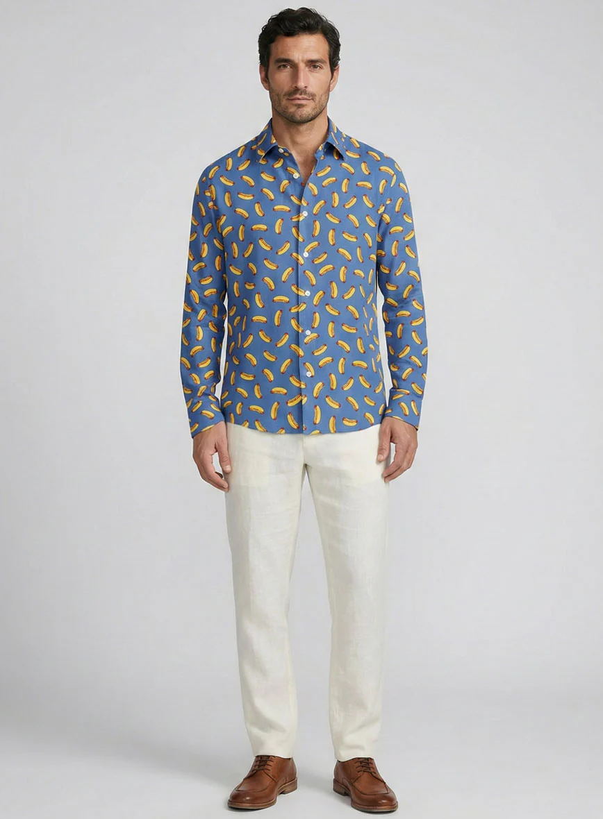 Street Snack Cotton Shirt - Image 5