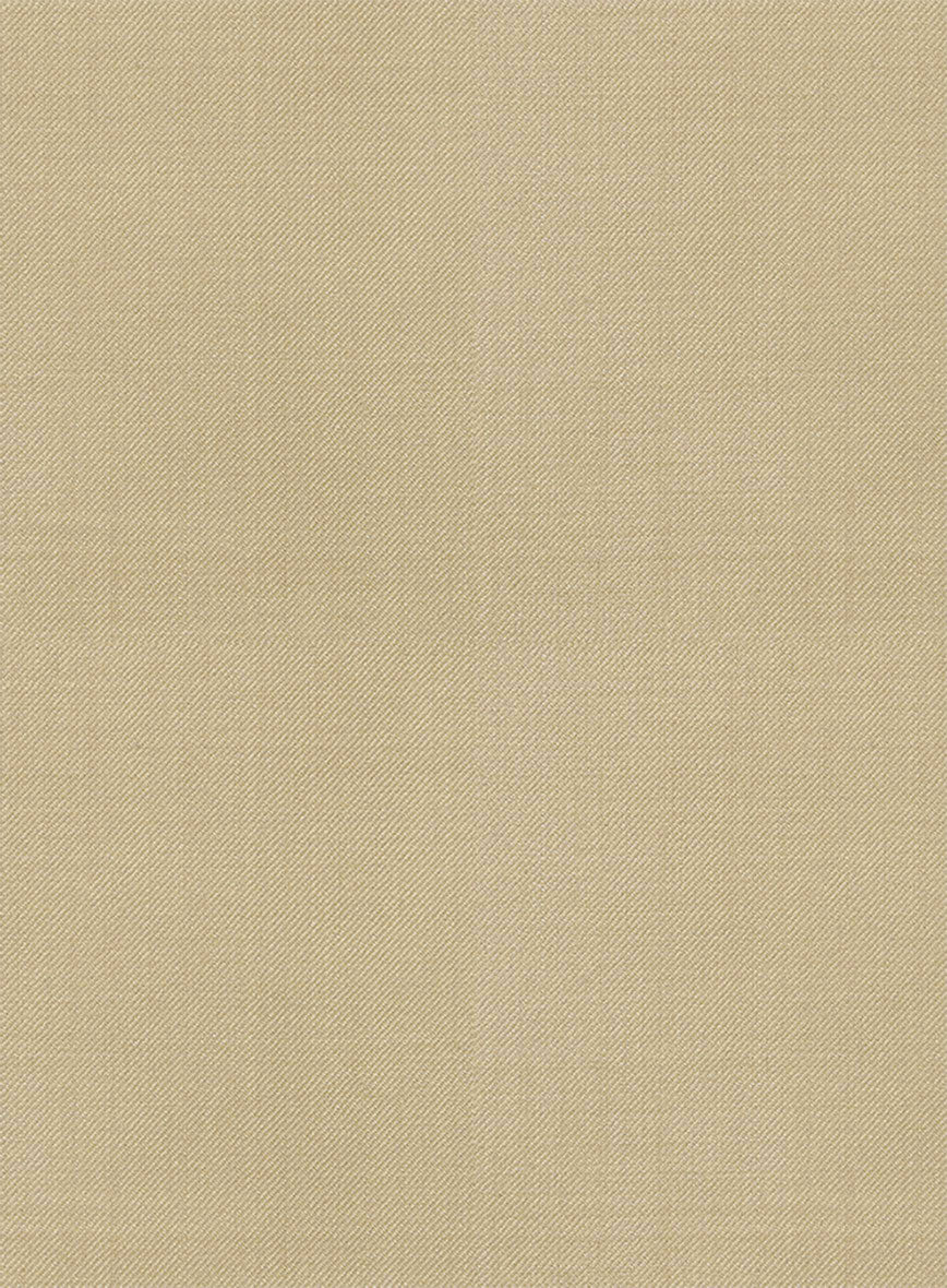 Stretch Beige Wool Jacket - Image 3