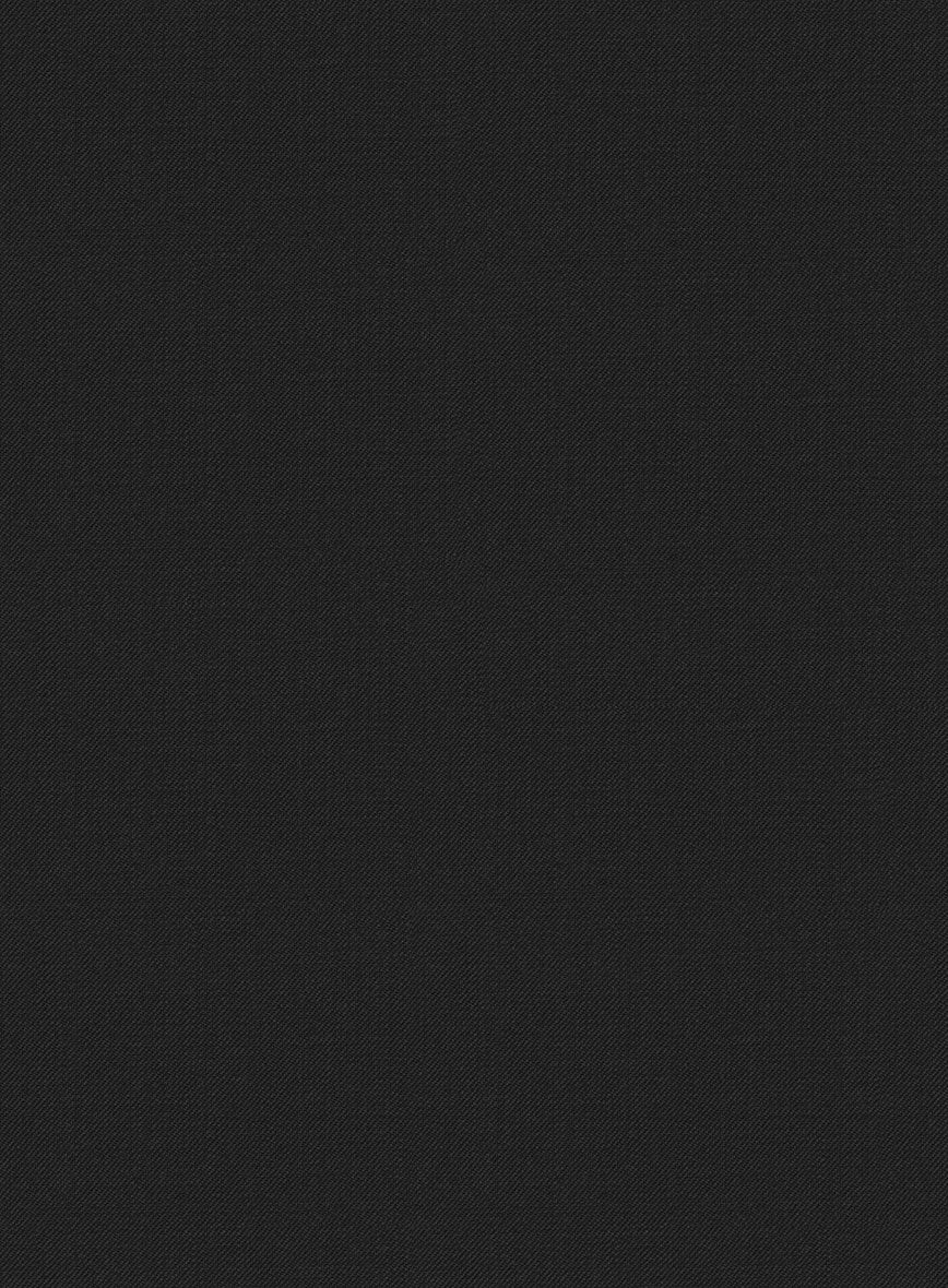 Stretch Black Wool Highland Trousers - Image 6