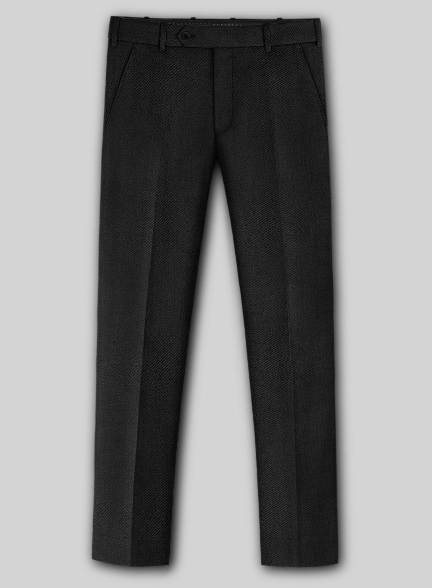 Stretch Black Wool Suit - Image 5
