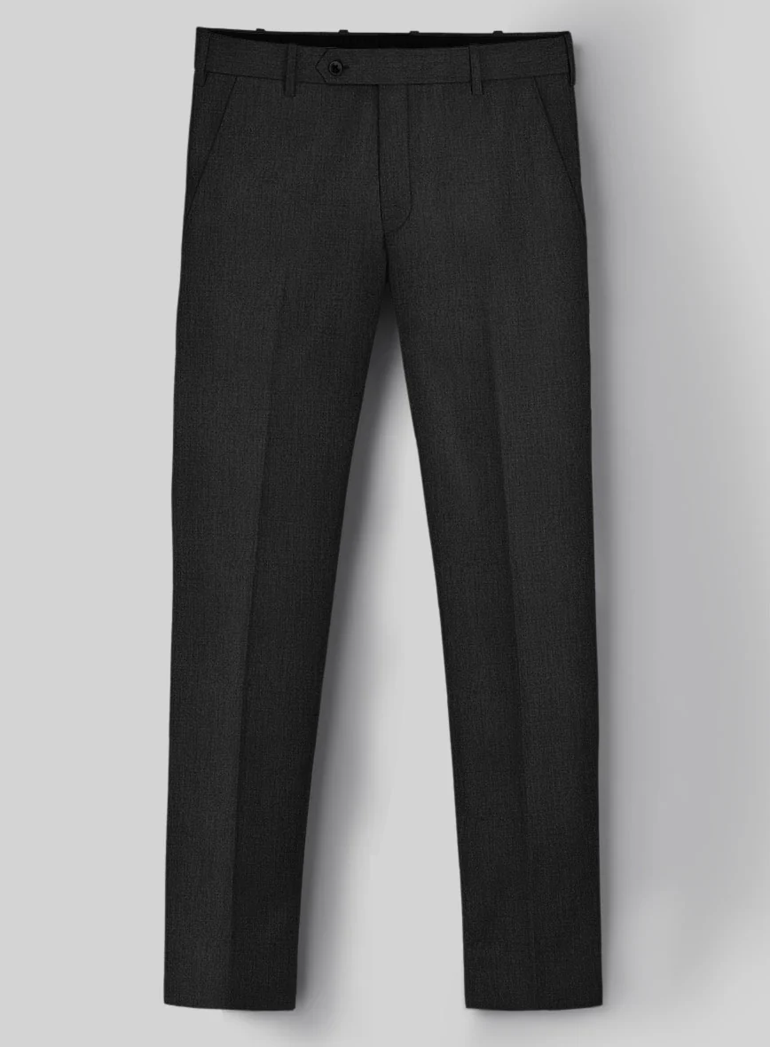Stretch Charcoal Wool Suit - Image 6