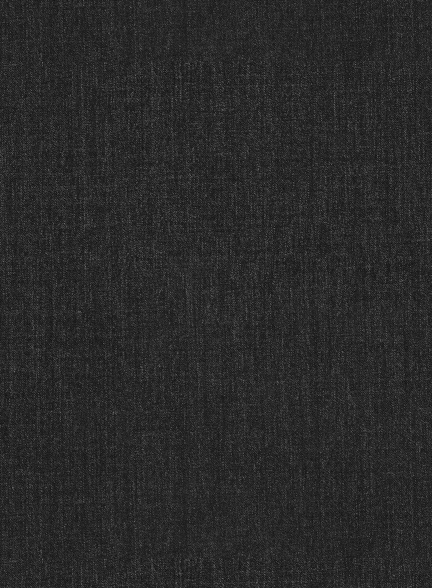 Stretch Charcoal Wool Suit - Image 8