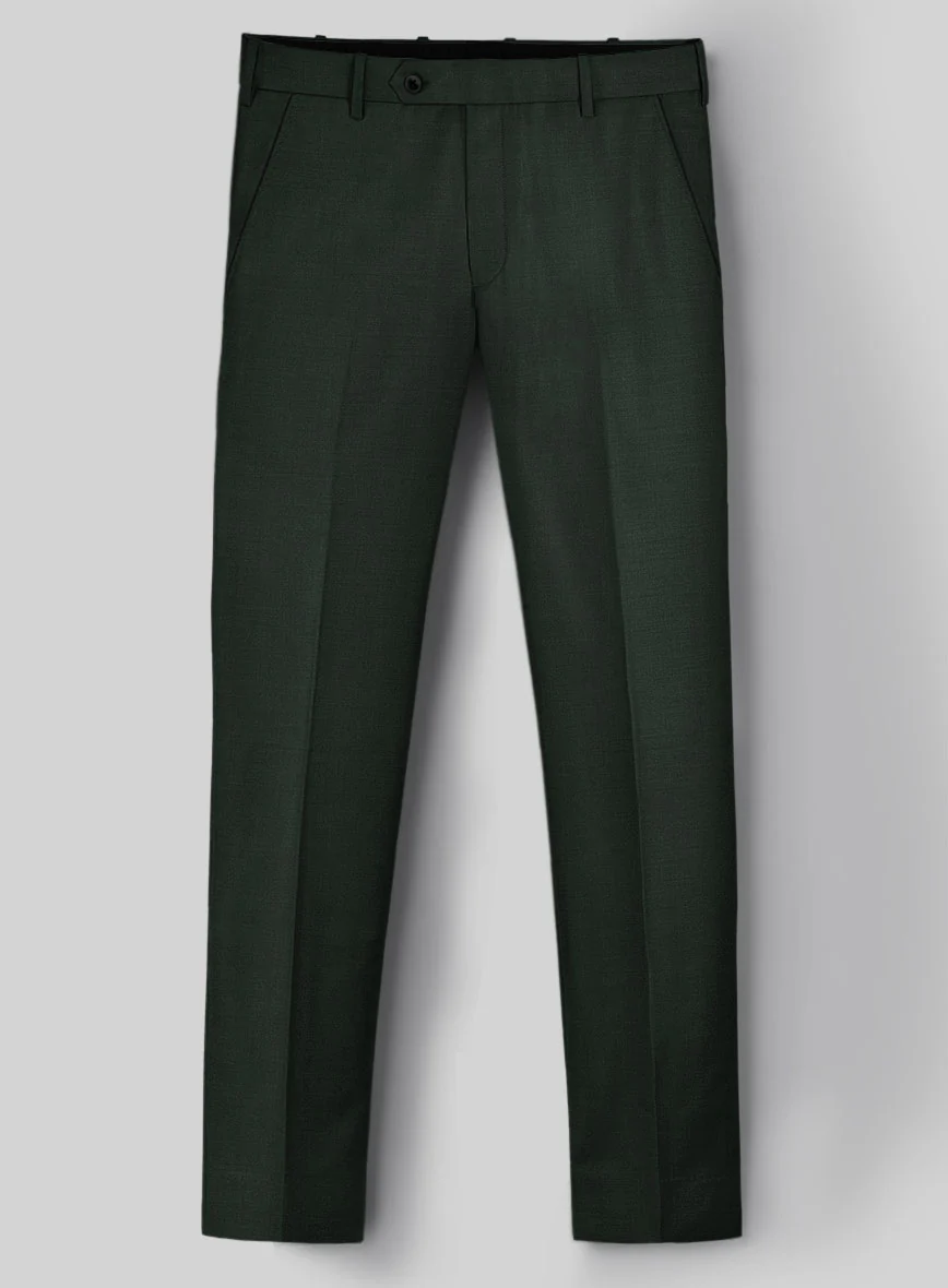 Stretch Green Wool Suit - Big & Tall - Image 5