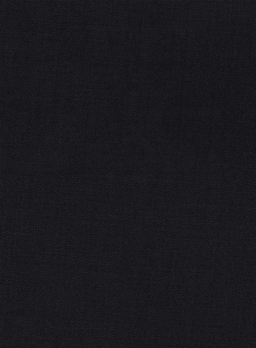 Stretch Midnight Blue Wool Jacket - Image 4