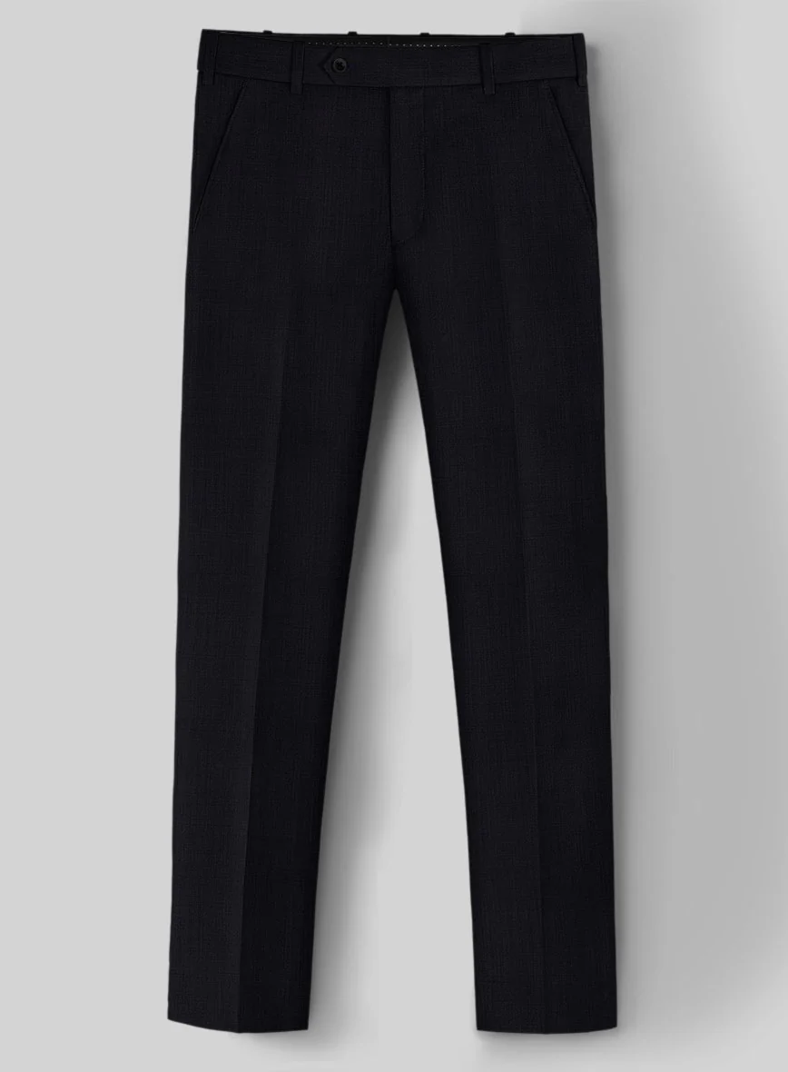 Stretch Midnight Blue Wool Suit - Image 5