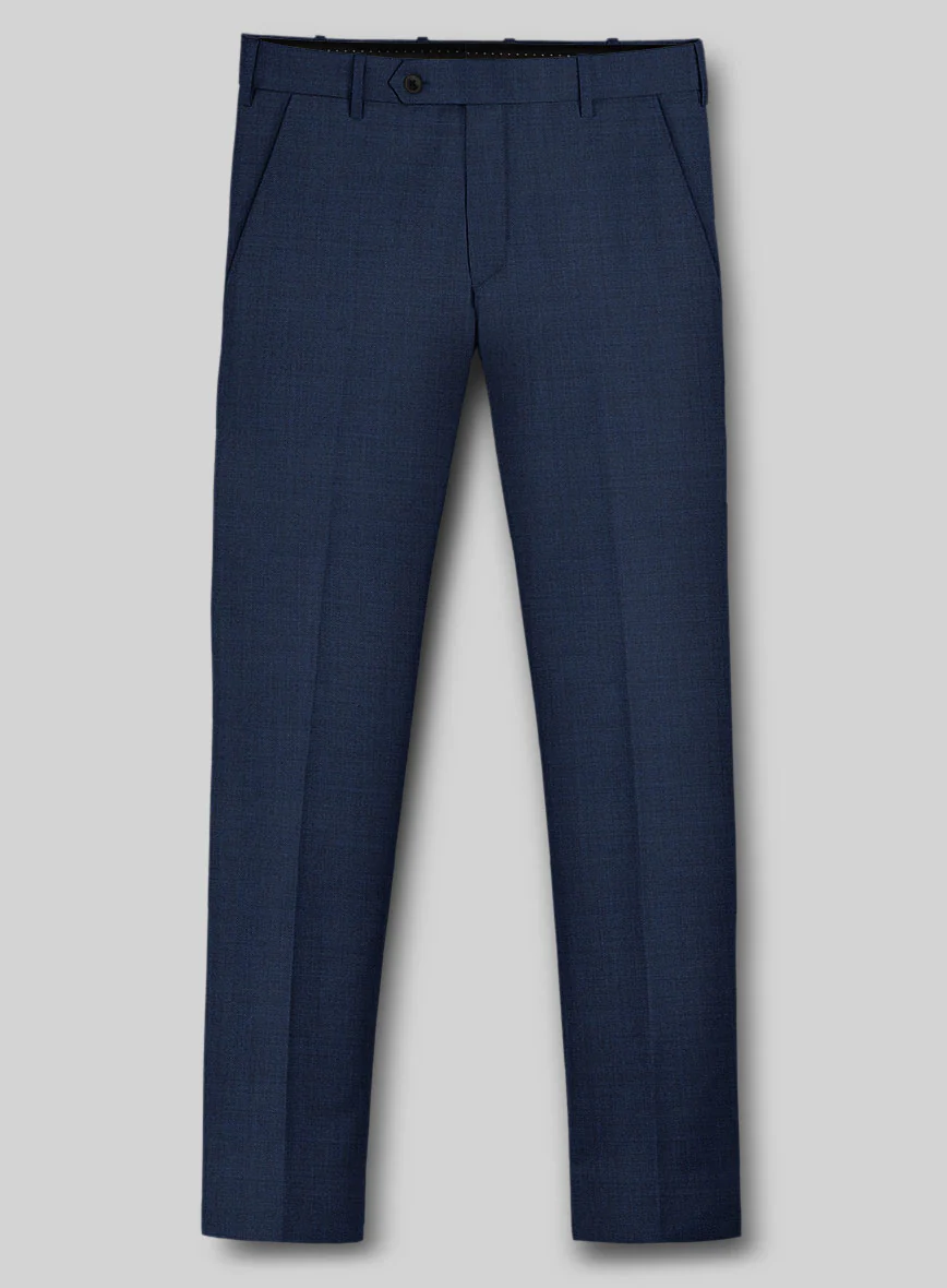 Stretch Royal Blue Wool Suit - Big & Tall - Image 4