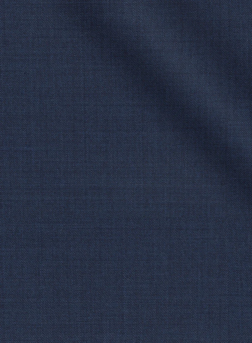 Stretch Royal Blue Wool Suit - Big & Tall - Image 5