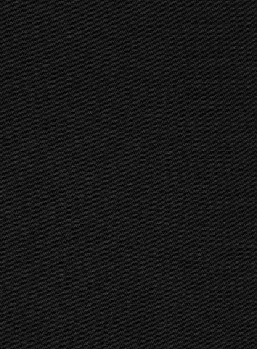 Stretch Summer Black Chino Suit - Image 7