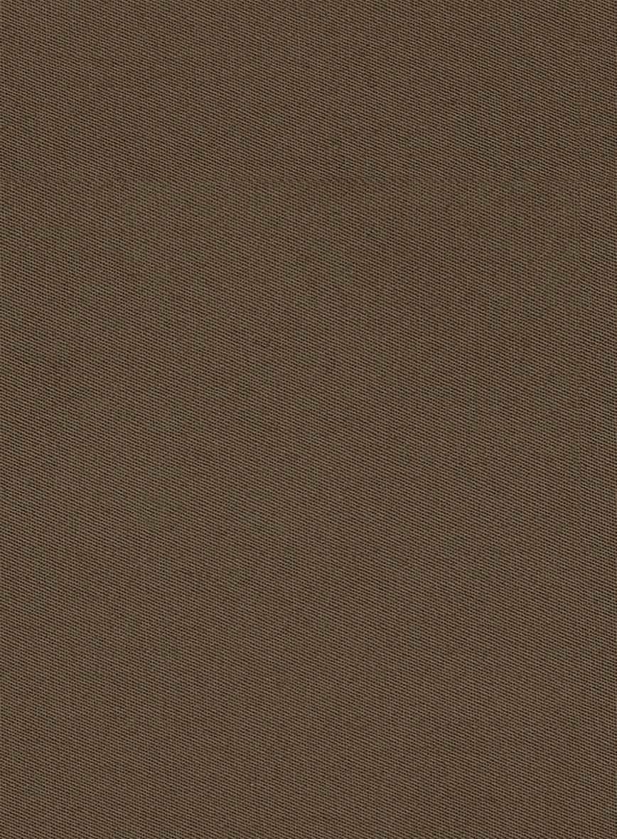 Stretch Summer Brown Chino Jacket - Image 3