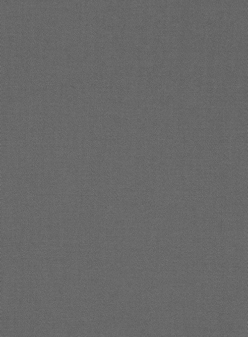 Washed Stretch Summer Gray Chino Pants - Image 4
